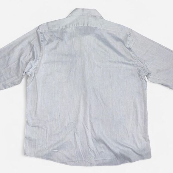 Grey Wrinkle Free Long Sleeve Button Up Dress Shirt from Arrow - Picture 6 of 6